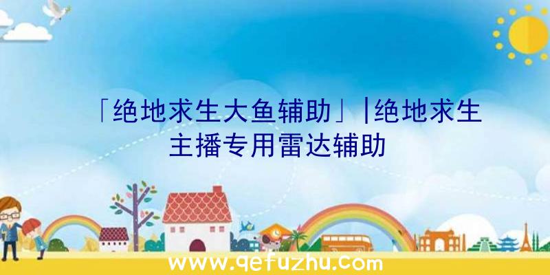 「绝地求生大鱼辅助」|绝地求生主播专用雷达辅助